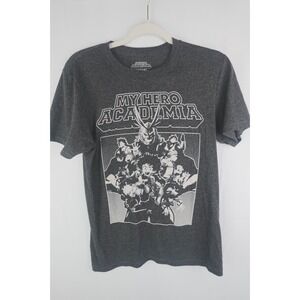 My Hero Academia Size Small Japanese Mange graphic novel‎ gray t shirt